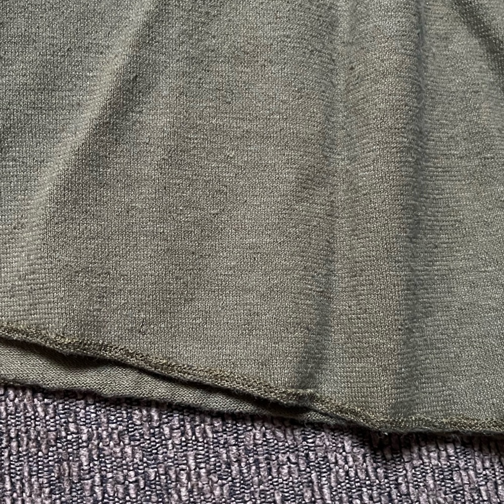 Gaia Conceptions heavy hemp cotton Mimosa below knee skirt with pockets NEW - Picture 4 of 16